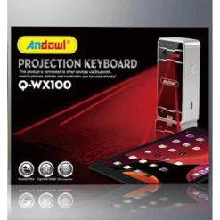 MINI TASTIERA A PROIEZIONE LASER VIRTUALE WIRELESS BLUETOOTH SMARTPHONE Q-WX100