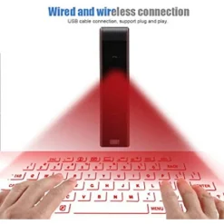 MINI TASTIERA A PROIEZIONE LASER VIRTUALE WIRELESS BLUETOOTH SMARTPHONE Q-WX100
