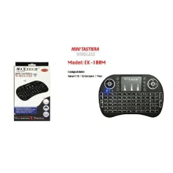 MINI TASTIERA WIRELESSS WIFI EK-100M PER SMART TV BOX PLAYSTATION XBOX PC LAPTOP
