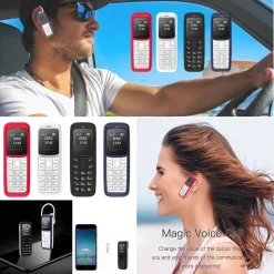 MINI TELEFONO CELLULARE TASCABILE AURICOLARE BM30 BLUETOOTH WIRELESS SIM TF