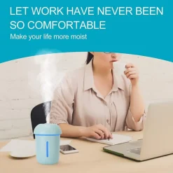 MINI UMIDIFICATORE 3 IN 1 PORTATILE CON LUCE A FORMA DI FUNGO CAMERA AUTO Q-A241