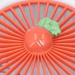 MINI VENTILATORE A MANO BATTERIA RICARICABILE USB PORTATILE TASCABILE VIAGGIO CON BASE
