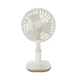 MINI VENTILATORE DA TAVOLO USB SILENZIOSO PORTATILE ALTEZZA REGOLABILE ROTAZIONE 180°