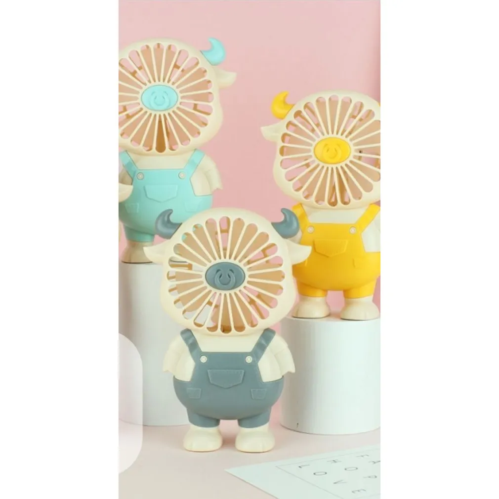 MINI VENTILATORE PORTATILE VIAGGIO BATTERIA RICARICABILE USB FORMA TORO XC-5257