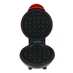 MINI WAFFLE MAKER MACCHINA ANTIADERENTE PER WAFFLE CIALDE FRITTELLE 350W Q-HB66