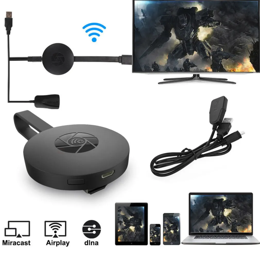 MIRACAST DLNA DONGLE WIFI WIRELESS DISPLAY TV HDMI 1080P MIRASCREEN AIRPLAY
