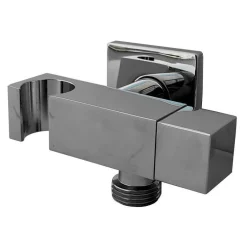 MISCELATORE PER DOCCIA A INCASSO PARETE CON SUPPORTO DOCCETTA QUADRATO ART.59506