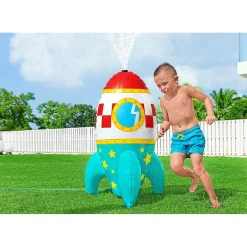 MISSILE GIOCO SPRUZZA ACQUA GONFIABILE A RAZZO SPAZIALE BAMBINI 61X64X102CM 52572