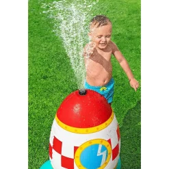 MISSILE GIOCO SPRUZZA ACQUA GONFIABILE A RAZZO SPAZIALE BAMBINI 61X64X102CM 52572