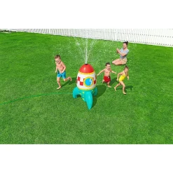 MISSILE GIOCO SPRUZZA ACQUA GONFIABILE A RAZZO SPAZIALE BAMBINI 61X64X102CM 52572