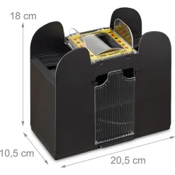 MIXER AUTOMATICO DI CARTE FINO A 6 MAZZI DA POKER A BATTERIA SOLO CARTE STANDARD