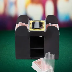 MIXER AUTOMATICO DI CARTE FINO A 6 MAZZI DA POKER A BATTERIA SOLO CARTE STANDARD