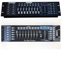 MIXER CENTRALINA LUCI DMX CONTROLLER FARI PAR LED TESTE MOBILI STROBO 192 CH