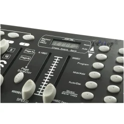 MIXER CENTRALINA LUCI DMX CONTROLLER FARI PAR LED TESTE MOBILI STROBO 192 CH