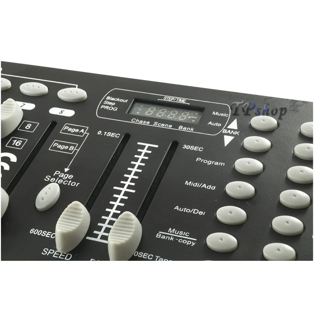 MIXER CENTRALINA LUCI DMX CONTROLLER FARI PAR LED TESTE MOBILI STROBO 192 CH