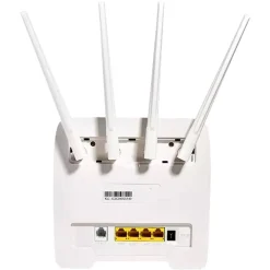 MODEM ROUTER WIRELESS VOLTE 4G LTE HOTSPOT SIM 4 ANTENNE PORTA LAN CPE 300MBPS