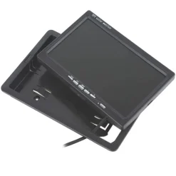 MONITOR LCD 7'' TELECAMERA TV TELEVISORE RETROMARCIA 4 INGRESSI VIDEO SORVEGLIANZA