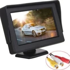 MONITOR PER AUTO SUV CAMIONCINO Q-CA901 DA 5" HD AV A COLORI TFT-LCD TELECAMERA