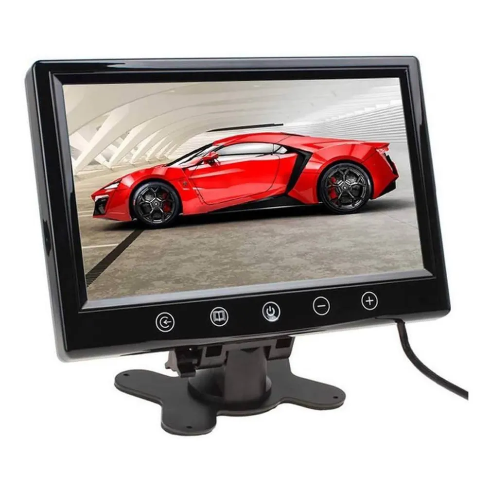 MONITOR PER VIDEOSORVEGLIANZA TELECAMERA AUTO LCD 9 POLLICI 12V MAXTECH LCD-9"