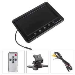 MONITOR PER VIDEOSORVEGLIANZA TELECAMERA AUTO LCD 9 POLLICI 12V MAXTECH LCD-9
