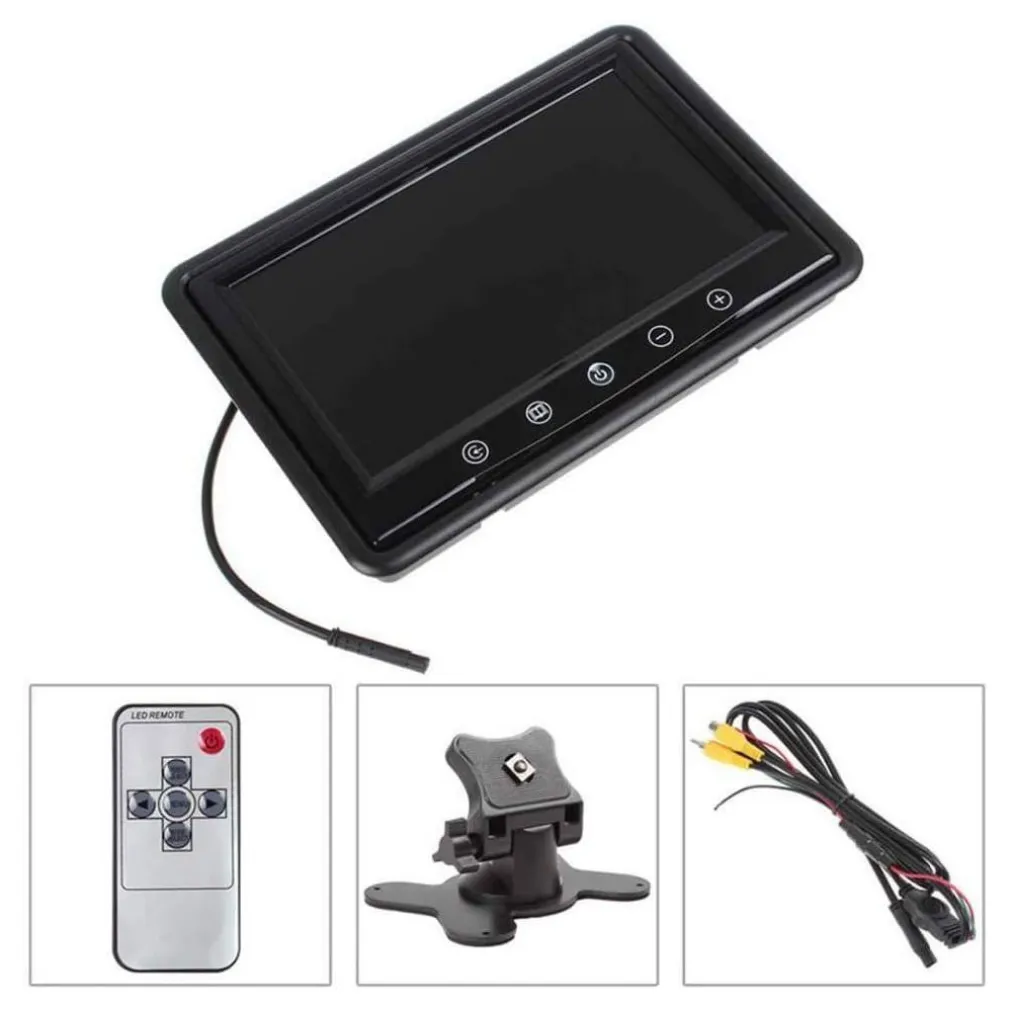 MONITOR PER VIDEOSORVEGLIANZA TELECAMERA AUTO LCD 9 POLLICI 12V MAXTECH LCD-9"