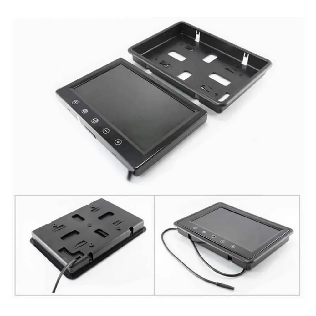 MONITOR PER VIDEOSORVEGLIANZA TELECAMERA AUTO LCD 9 POLLICI 12V MAXTECH LCD-9"