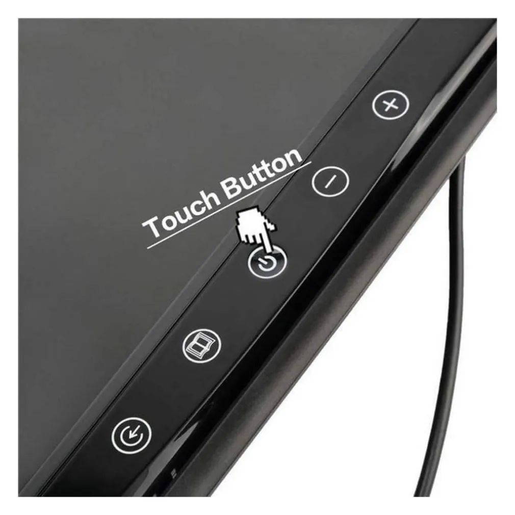 MONITOR PER VIDEOSORVEGLIANZA TELECAMERA AUTO LCD 9 POLLICI 12V MAXTECH LCD-9"