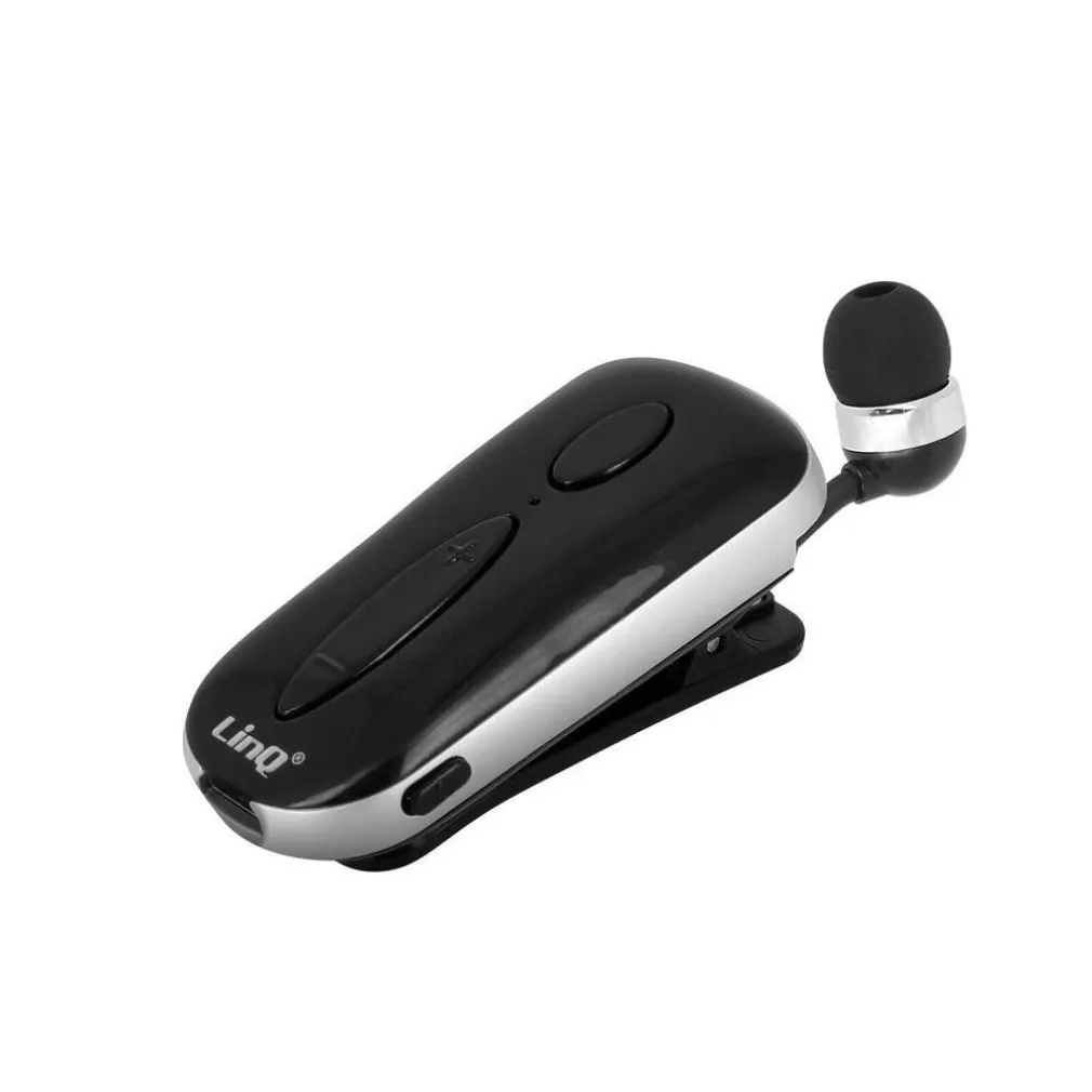 MONO AURICOLARE STEREO BLUETOOTH CON CLIP-ON RETRATTILE ASSOCIA 2 CELLULARI K36