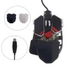 MOUSE 10 TASTI GAMING RGB MULTICOLOR LED 4000 DPI USB PC MULTIPLAYER X11