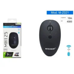 MOUSE BLUETOOTH WIRELESS 2.4GHZ SENZA FILI PER NOTEBOOK COMPUTER 4000 DPI M-Z021