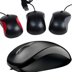 MOUSE GAMING OTTICO PER PC MAC NOTEBOOK COMPUTER PORTATILE USB 1000DPI 3 COLORI