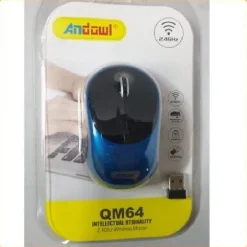 MOUSE OTTICO SENZA FILI WIRELESS USB 3200 DPI 2,4GHZ ERGONOMICO VARI COLORI QM64