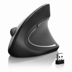 MOUSE VERTICALE ERGONOMICO OTTICO WIRELESS SENZA FILI PC NOTEBOOK MAXTECH M-Z016