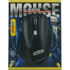 MOUSE WIRELESS OTTICO PROFESSIONALE ERGONOMICO 2400DPI DONGLE USB PER PC Q-M2000