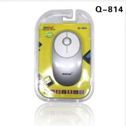 MOUSE WIRELESS OTTICO SENZA FILI USB NOTEBOOK PC COMPUTER 1200 DPI 2,4GHZ Q-814