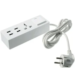 MULTIPRESA CIABATTA ELETTRICA CON 1 PRESE UNIVERSALI 4 USB CON INTERRUTTORE