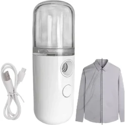 NANO SPRAY IDRATANTE UMIDIFICATORE FACCIALE VAPORIZZATORE VISO TASCA VIAGGIO CORDLESS