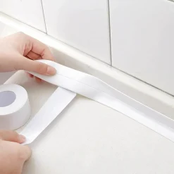 NASTRO SIGILLANTE PIEGHEVOLE IMPERMEABILE ANTIMUFFA PER BAGNO CUCINA 3.4 MT BIANCO