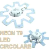 NEON T9 LED CIRCOLARE 5W 9W 12W 15W 220V ROTONDO PER CAMBIO G10Q - 2GX13 +DRIVER