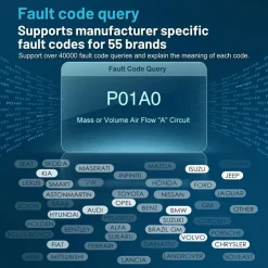 OBD2 DIAGNOSI AUTO ITALIANO LETTORE CANCELLAZIONE CODICI ERRORE SPIA MOTORE V521