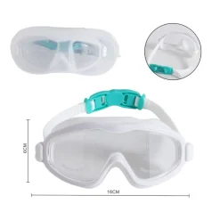 OCCHIALI MASCHERA NUOTO UNISEX ANTIAPPANNAMENTO IMPERMEABILI CON FIBBIA POSTERIORE 618443