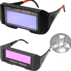 OCCHIALI PER SALDARE SALDATORE PROTETTIVI REGOLABILI OSCURAMENTO AUTOMATICO