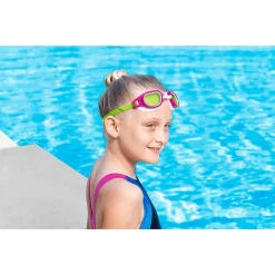 OCCHIALINI DA NUOTO PER BAMBINI LIL' CHAMP 7-14 ANNI IN SILICONE 3 COLORI 21003