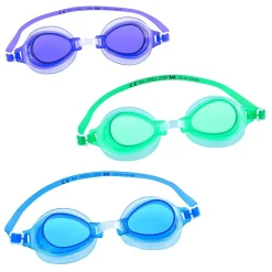 OCCHIALINI DA NUOTO PER BAMBINI 3 - 6 ANNI MISURA REGOLABILE COLORI ASSORTITI