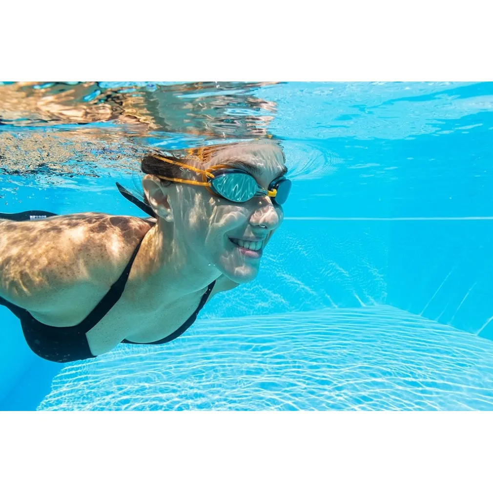 OCCHIALINI DA NUOTO PISCINA A SPECCHIO PROTEZIONE UV OCEAN SWELL 14+ ANNI 3 COLORI 21066