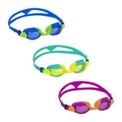 OCCHIALINI DA NUOTO PISCINA  IN SILICONE PER BAMBINI 7-14 ANNI OCEAN CREST 3 COLORI 21065