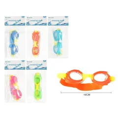 OCCHIALINI DA NUOTO PISCINA MARE ESTATE PER BAMBINI 16CM VARIE COLORAZIONI 605428