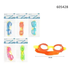 OCCHIALINI DA NUOTO PISCINA MARE ESTATE PER BAMBINI 16CM VARIE COLORAZIONI 605428