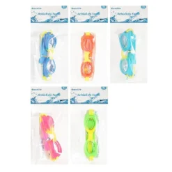 OCCHIALINI DA NUOTO PISCINA MARE ESTATE PER BAMBINI 16CM VARIE COLORAZIONI 605428