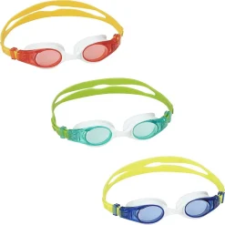 OCCHIALINI DA NUOTO WAVE 3-6 ANNI IN SILICONE CON PROTEZIONE UV 3 COLORI 21062